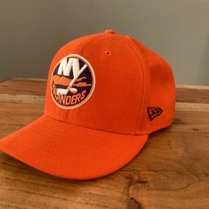 Orange NY Islanders fitted 59Fifty cap